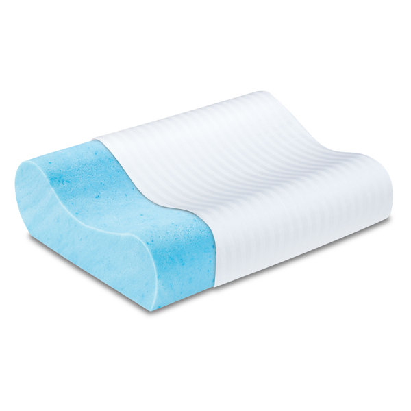 Luxury Solutions Gel Memory Foam Contour Pillow & Reviews Wayfair
